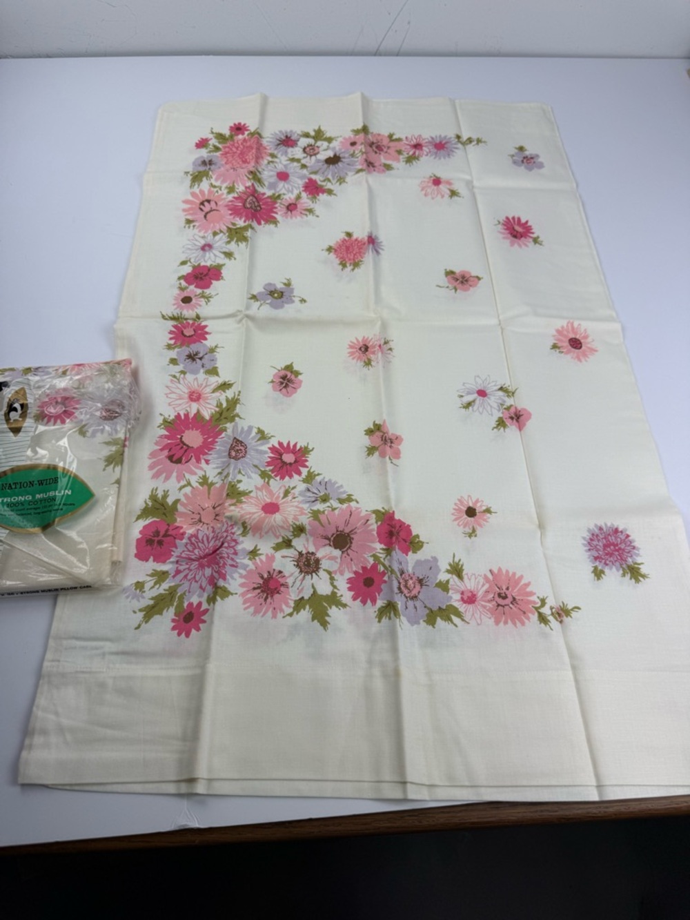 Vintage NEW Pennys Nation Wide Long Muslin Pillow Case set Set Of 2 SEE ALL.
